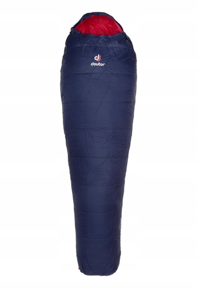 NO BRAND Sac de dormit sintetic Deuter Dreamlite L (200 cm) - bleumarin/roșu ...