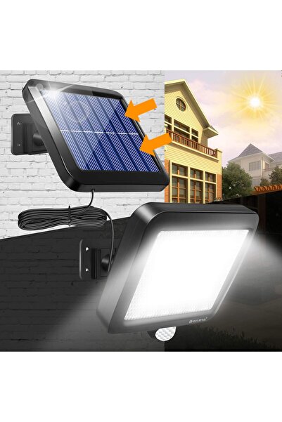 NO BRAND BENMA Lumini Solare de Exterior 56 LED-uri cu Senzor de Mișcare IP65