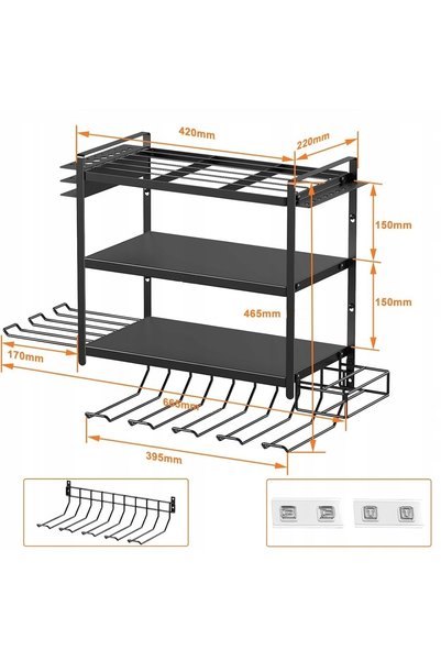 NO BRAND Suport suspendat pentru scule, organizator metalic pentru scule elec...