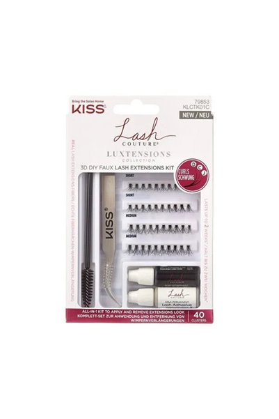 NO BRAND KISS LUXTENSIONS 3D DIY kit de gene false