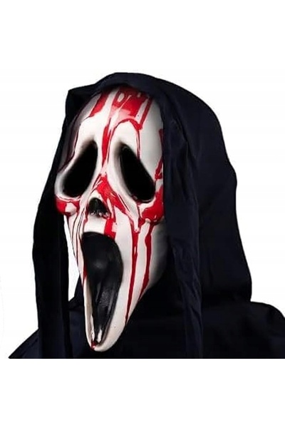 NO BRAND Mască de Halloween înfiorătoare pentru adulți și copii, mască realis...