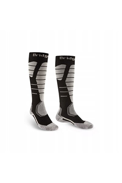 NO BRAND Șosete de schi Bridgedale Ski Easy On - negru/gri 44-47