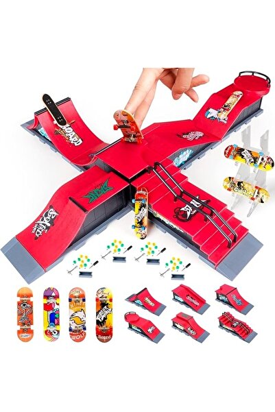 NO BRAND MINI SKATEBOARD DE DEGETE DIY SET 6 ÎN 1 JUCĂRIE PENTRU COPII SKATEB...