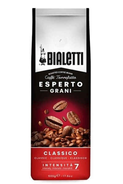 Bialetti Boabe de cafea Espresso Classico 500g echilibrate și aromatice