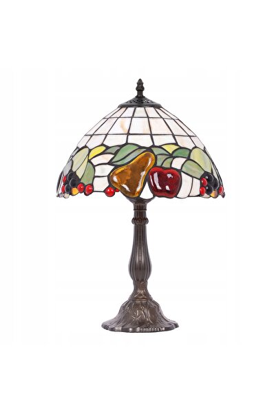 NO BRAND Lampă de masă de studiu din sticlă vitreasă, lampă de noapte k-g12550