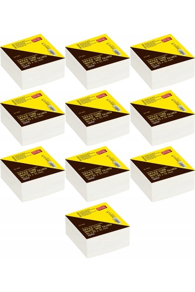 GRAND Blocnotesuri mari, neadezive, 85x85x35mm, 350 de coli, albe x 10