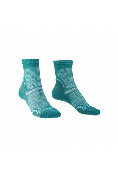 NO BRAND Șosete Bridgedale Hike Ultra LT T2 Merino P Crew - Teal 41-43
