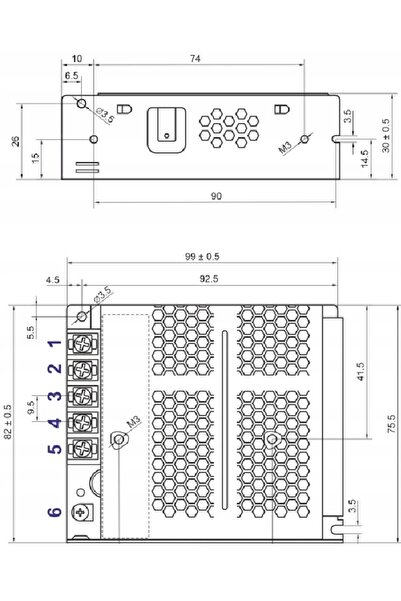 NO BRAND POS-100-5-C2, Sursă de alimentare, surse de alimentare POS/POS-C / -...