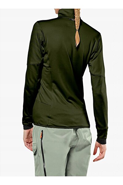 Salewa Jachetă Sella Crevasse din fleece pentru femei - verde măsliniu închis...