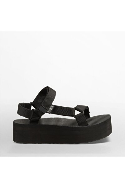 TEVA Sandale de damă universale cu platformă plată - negre (37)