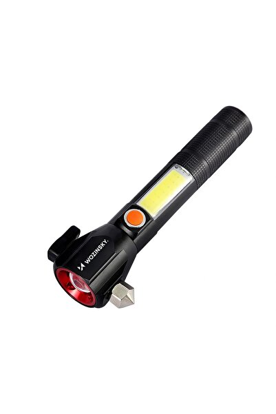 WOZINSKY 500 LM CREE Lanternă LED auto multifuncțională 3-în-1, cu tăietor de...