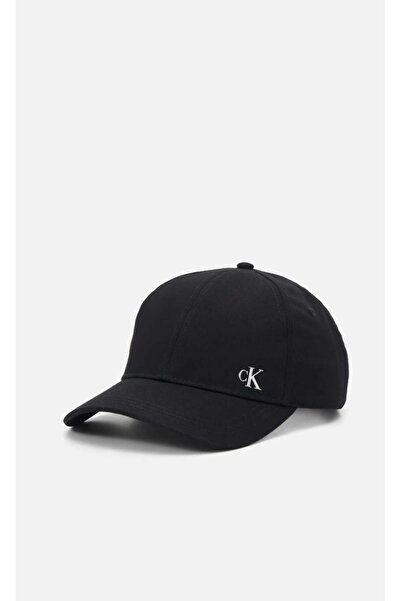 Calvin Klein Monogram Side Embroidery Baseball Black Cap