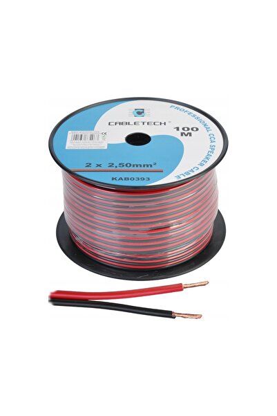 Cabletech Cablu audio CCA 2x2,5mm² 100m