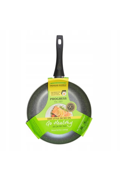 progress GO HEALTHY Tigaie antiaderentă din aluminiu de 28 cm pentru plită cu...
