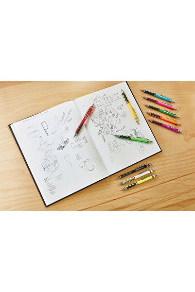 Rotring Creion mecanic Tikky III cu radieră negru x 6 bucăți