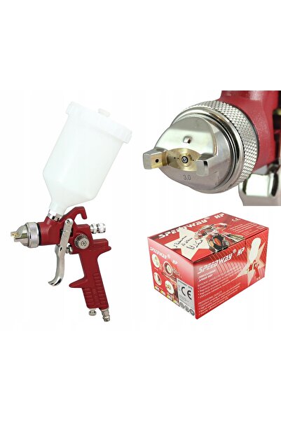 NO BRAND Pistol de vopsit SPEEDWAY roșu HP 3,0 mm pentru vopsea RED