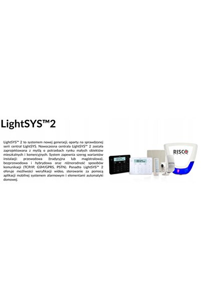 NO BRAND RM432PKP100E SET SISTEM DE ALARMĂ HIBRID CENTRALĂ LIGHTSYS 2 RISCO
