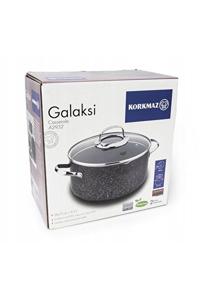 NO BRAND GALAKSI KORKMAZ 26CM 6,5L 2952 OALĂ CU CAPAC, SET