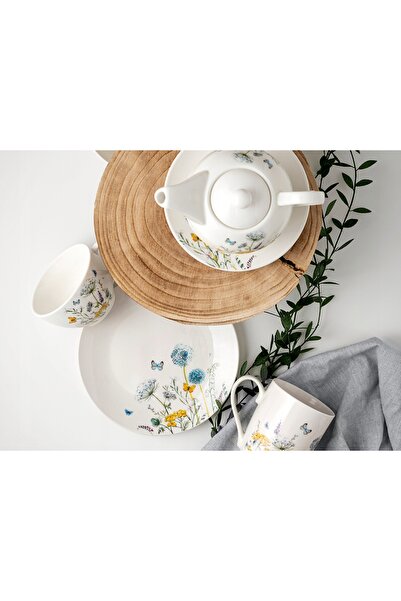 NO BRAND Setul „Tea For One” Florina Aurora, 350 ml, ceșcuță și ceainic din p...