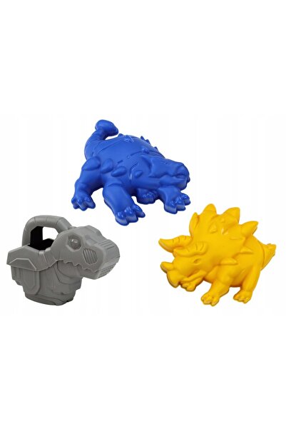 NO BRAND Set de joacă cu nisip cu dinozauri, râșniță, pâlnie, lopată, greblă,...