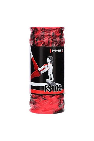 HMS FS133 ROȘU/NEGRU 33CM ROLĂ DE FITNESS/ROLĂ DE EXERCIȚII