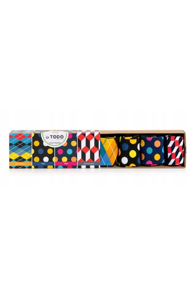 NO BRAND Skarpetki Todo Socks Bad Boys set 4 perechi 35-38