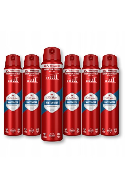 NO BRAND Old Spice Whitewater Deodorant Spray pentru Bărbați, 6 x 250ml