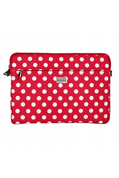 Wonder Husă laptop 13-14 inch roșu mazăre