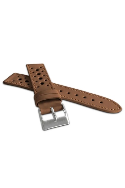 NO BRAND LAVVU Vintage LSGUE22 - 22mm - Maro mediu - Curea de ceas din piele