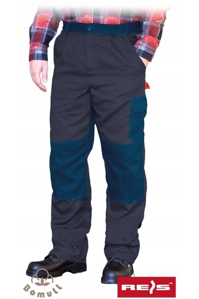 Reis Pantaloni de lucru de protecție din bumbac 100%, confortabili și reziste...