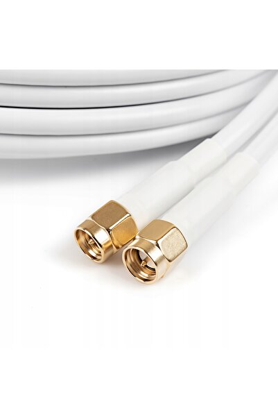 NO BRAND Cablu antenă GSM Twin Poynting 5 m, conector SMA M tată - conector S...