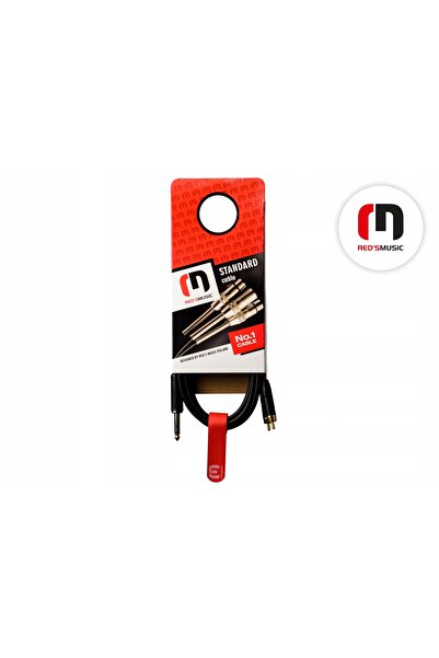 NO BRAND Cablu audio 2x RCA Cinch la Jack 6,3 mm stereo 1,5 m Red's Music AU1...