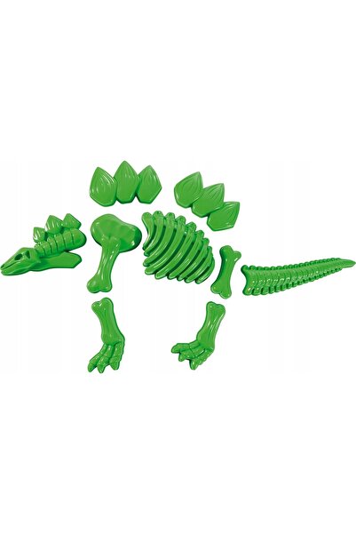 NO BRAND ACCESORII DE NISIP MOLDAJURI DE DINOSAURI STEGOZAUR 9EL