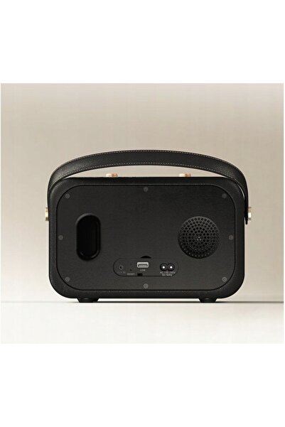 NO BRAND Boxă wireless FENDA RW40, portabilă, Bluetooth, neagră, RETRO