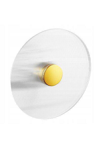 NO BRAND Aplică de perete LED modernă, rotundă, de 25cm, cu abajur cu volane