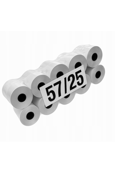 NO BRAND ROLI THERMICE BIUMAX 57/25 rolă termică pentru casă de marcat 57mm x...
