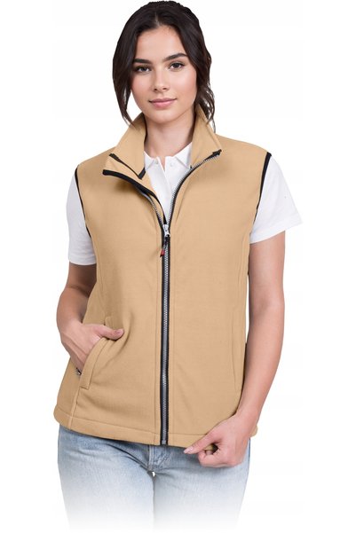 Reis Vestă din fleece pentru femei, călduroasă, fără mâneci, HONEY