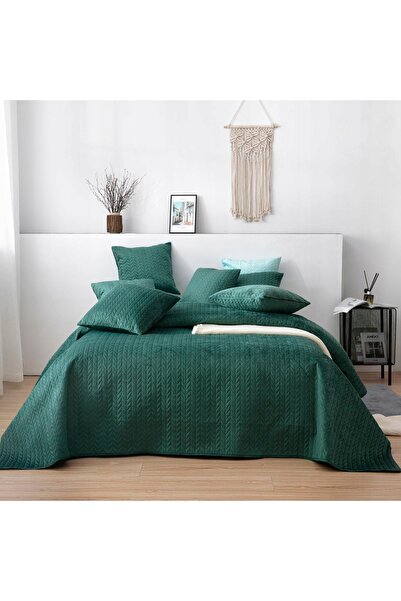 NO BRAND STICLĂ KAPA CUVERTA DE PAT VELVET 220X240 MOXIE