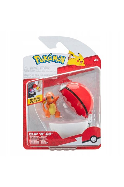 Jazwares Pokemon Clip'n'Go – Pokeball cu figurină Charmander PKW3635
