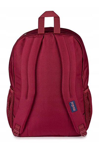 Jansport Rucsac pentru laptop, urban, mare, de zi - roșu ruginiu