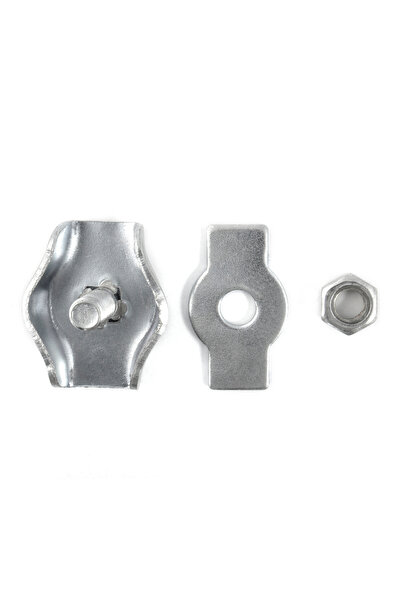 NO BRAND CLEMĂ DE ȘA SIMPLĂ 4 mm pentru frânghie, 50 buc.