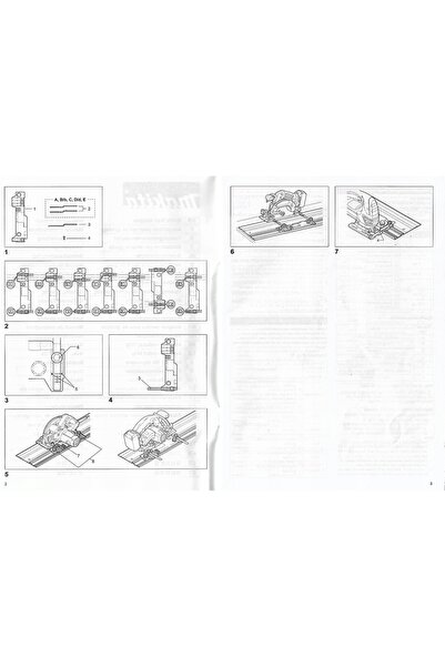 Makita DHS710 197252-3 ADAPTOR ȘINĂ DE GHIDARE