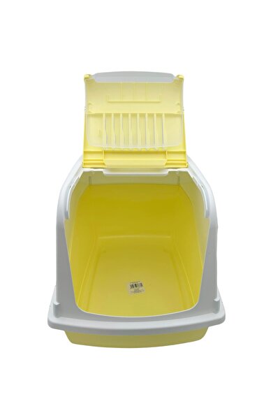 NO BRAND Cutie de nisip acoperită pentru pisici, 57 cm, ARIEL + filtru + lopă...