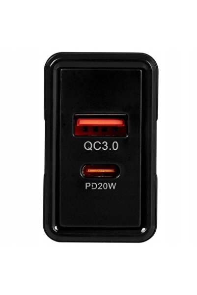 NO BRAND ÎNCĂRCĂTOR RAPID USB USB-C QC 3.0 + PD 38W SURSA DE ALIMENTARE ÎNCĂR...