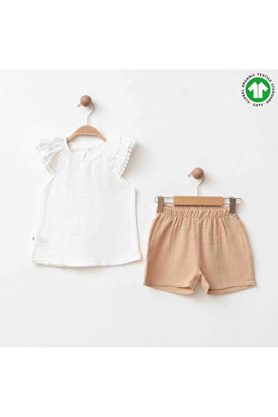 ESLENZA Organic Muslin 2-Piece Set 2260 White