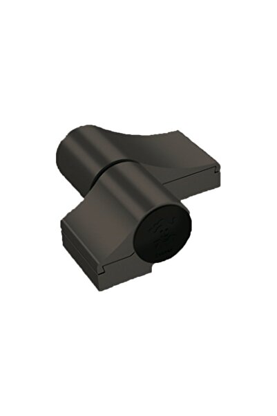 NO BRAND Balama ușă aluminiu 2 antrenare asimetrice 67mm Bronz 8019