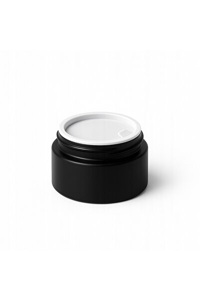 NO BRAND 20x 50g Borcan de sticlă negru mat pentru cremă, loțiune, cosmetice,...