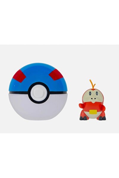Jazwares Figurină Pokemon Clip 'n' Go Fuecoco și Minge Mare - PKW4156