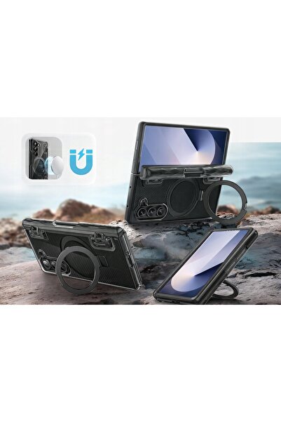 NO BRAND Husă blindată pentru spate și blazon pentru Samsung Galaxy Z Fold 6 ...
