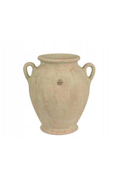 NO BRAND Vază ceramică bej înaltă 30 cm